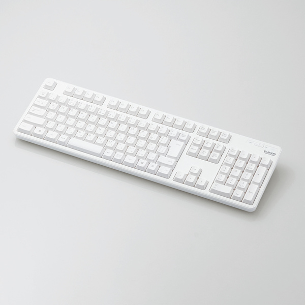 ホワイト薄型ワイヤレスキーボード本体 2449 ホワイト薄型ワイヤレスキーボード本体 2449