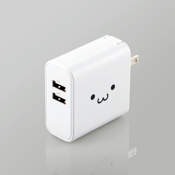 24W AF×2 AC充電器 | エレコムダイレクトショップ本店はPC周辺機器