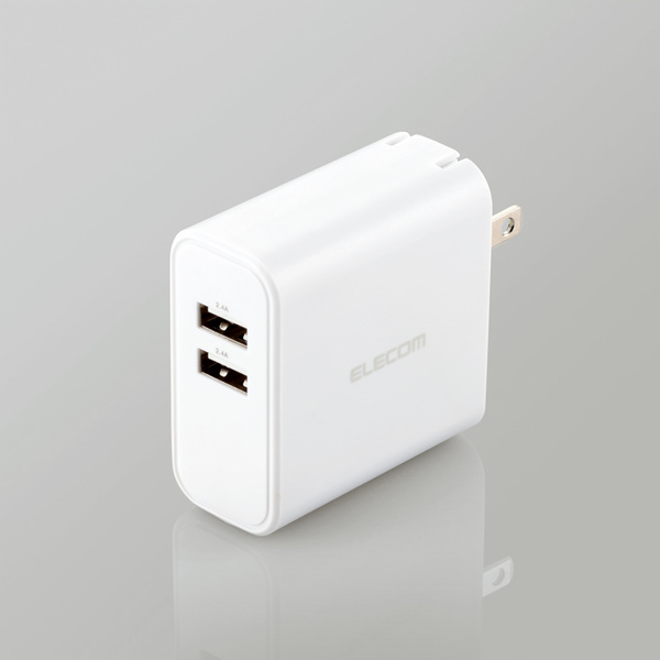 24W AF×2 AC充電器 | エレコムダイレクトショップ本店はPC周辺