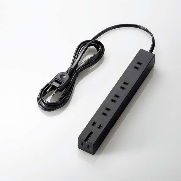 雷/回転機能タップ6口2m | エレコムダイレクトショップ本店はPC周辺
