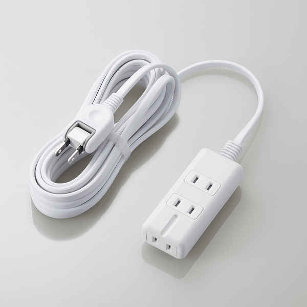【120本セットバラ売可】エレコム(ELECOM) 電源タップ 7個口＋α 高機能7口タップ2m - ECT-0520BK