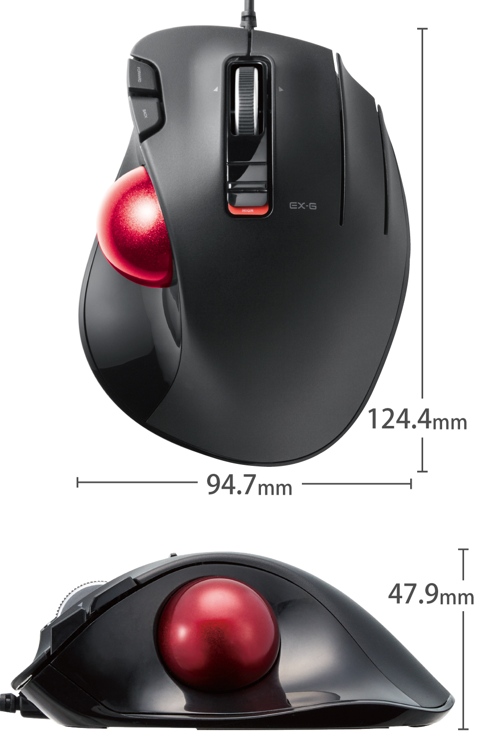 EX-G Wired Trackball | エレコムダイレクトショップ本店はPC周辺機器