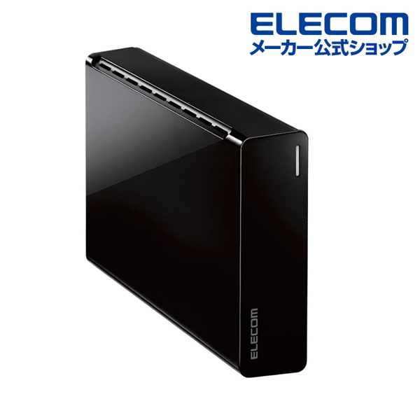 ELECOM SeeQVault対応3.5インチ外付けハードディスク ELD-…