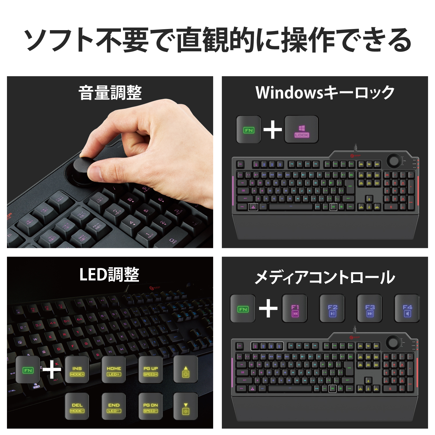 メンブレンゲーミングキーボード | エレコムダイレクトショップ本店は