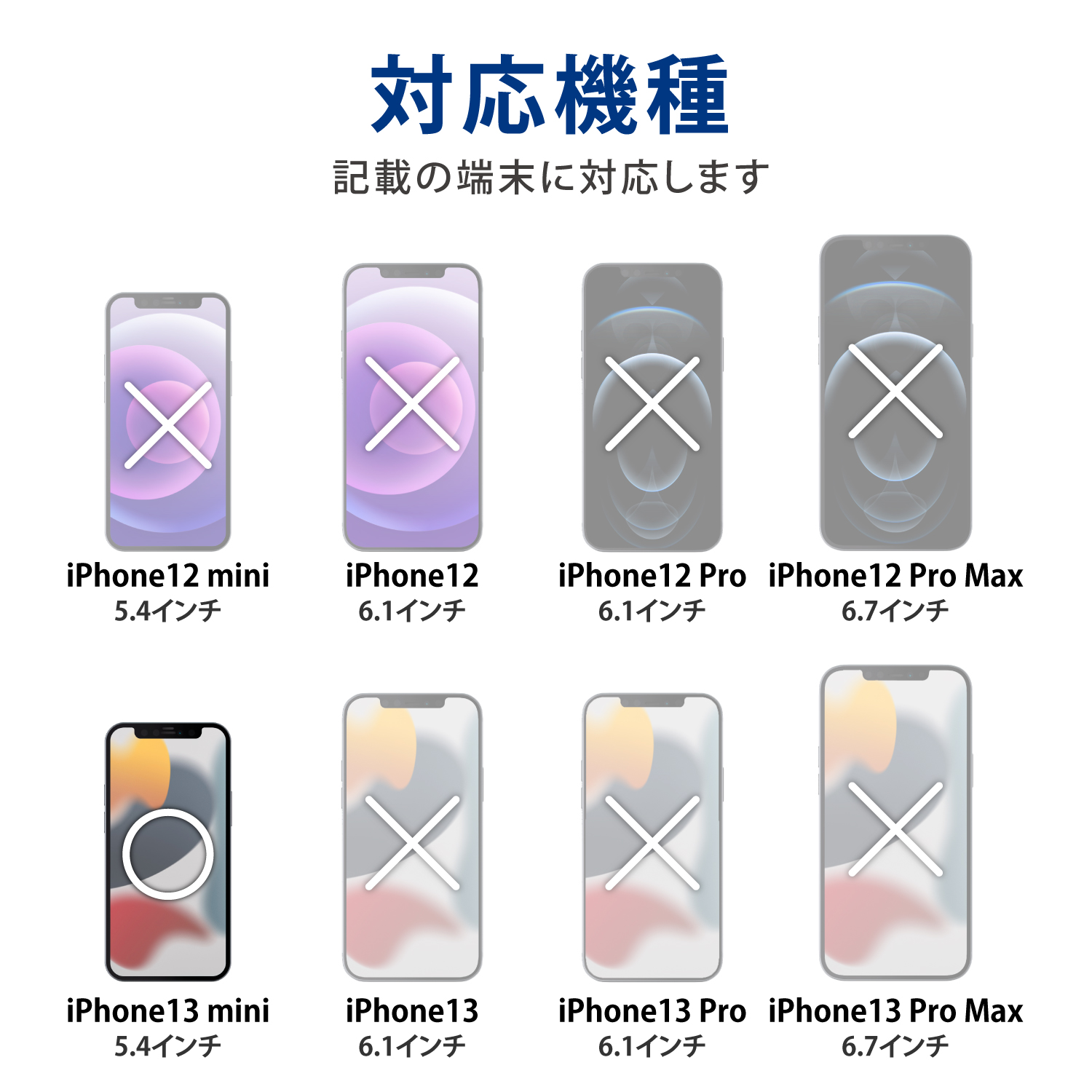 iPhone 13 mini フィルム 指紋防止 反射防止 | エレコムダイレクト