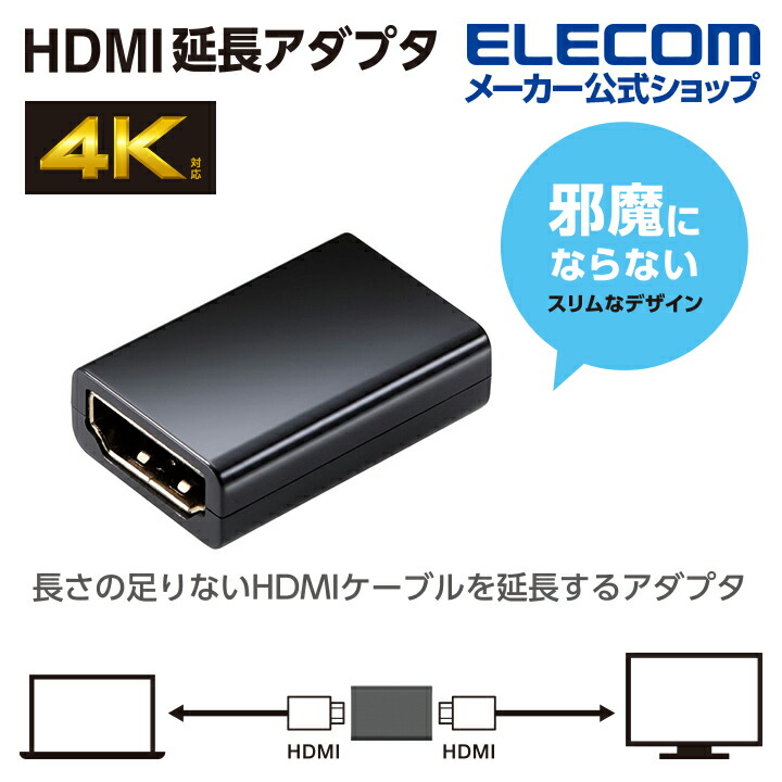 HDMI(R)延長アダプター(タイプA-タイプA)スリム