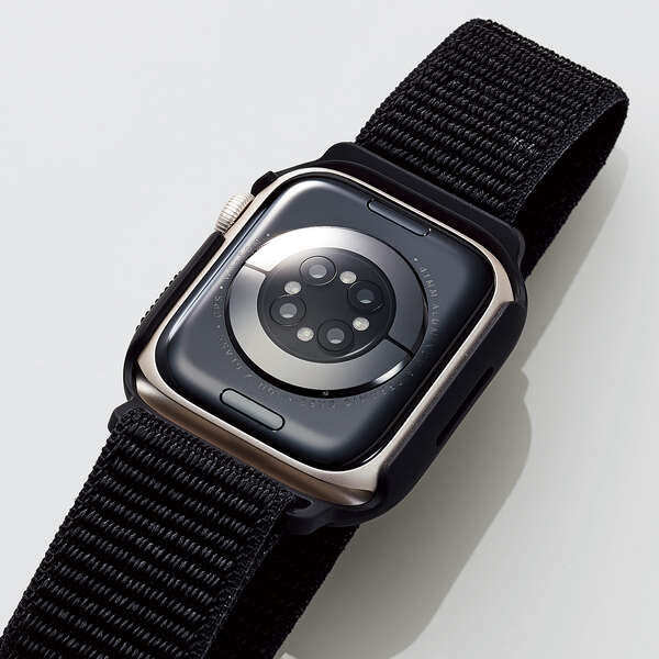 Apple Watch 41mm用フルカバーケース ファブリックバンド一体型 