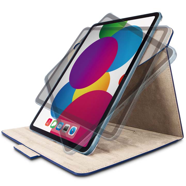 iPad 第10世代 フラップケース ソフトレザー 360度回転 | エレコム