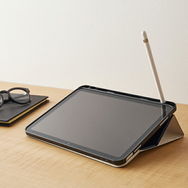 iPad 第10世代 フラップケース 360度回転 Pencil収納 スリープ対応