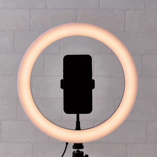 LEDリングライト(30cm/ロング三脚付き) | エレコムダイレクトショップ 