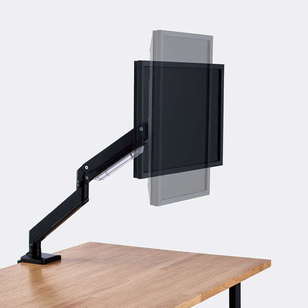 ガススプリング式モニターアーム(高耐荷重シングル1画面) | エレコム