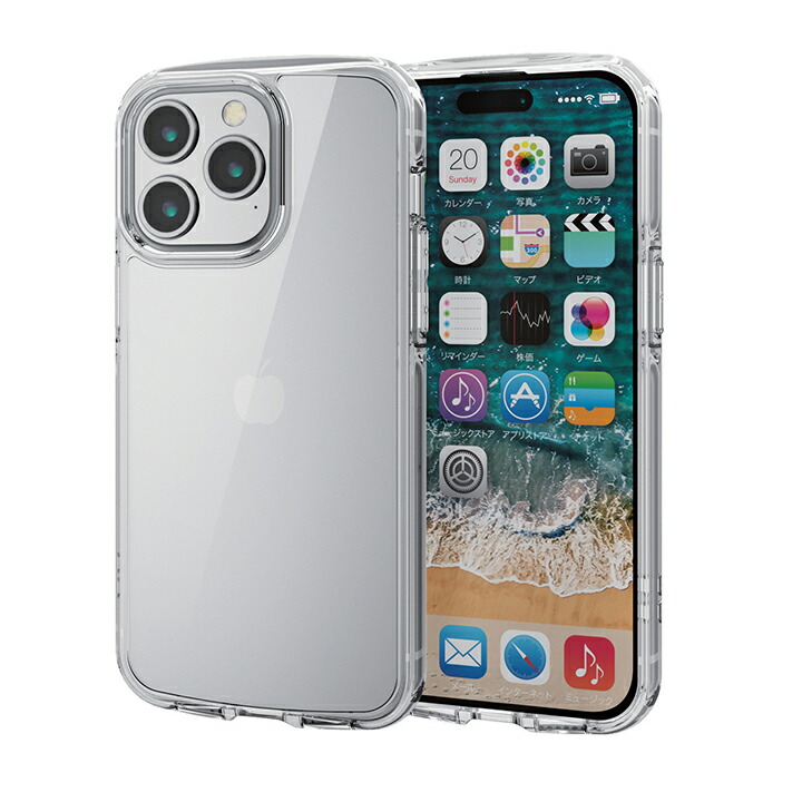 iPhone 15 Pro Max TOUGH SLIM LITE オールクリア | エレコム 