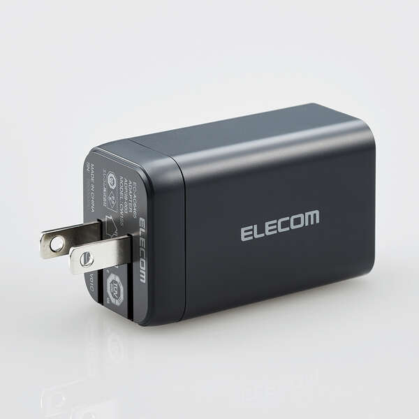 ELECOM エレコム AC 充電器 65W 出力 Type-C 2ポート USB Power