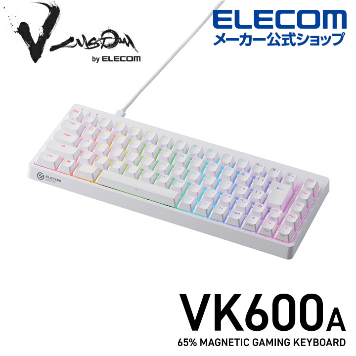 ELECOMELECOM VK600A  ゲーミングキーボード 品切れ人気商品