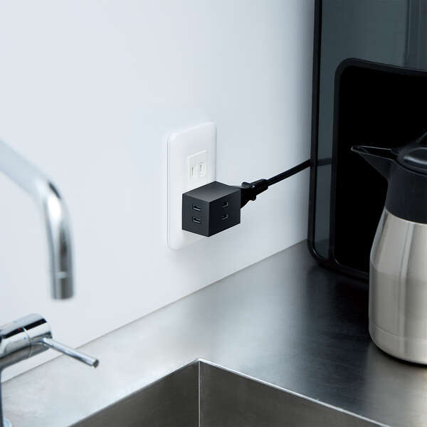 ロッタさん専用　3口 ロッタさん専用 3口 シャッター付き3口分配タップ | エレコム