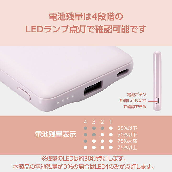 &me 薄型コンパクトモバイルバッテリー(5000mAh/3A/C×1＋A×1) |  エレコムダイレクトショップ本店はPC周辺機器メーカー「ELECOM」の直営通販サイト