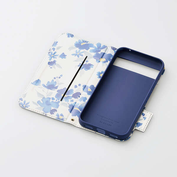 Google Pixel 8a 本体 充電ケーブル付き 専用ソフトケース付き Google Pixel 8a ソフトレザーケース 薄型 磁石付 フラワーズ