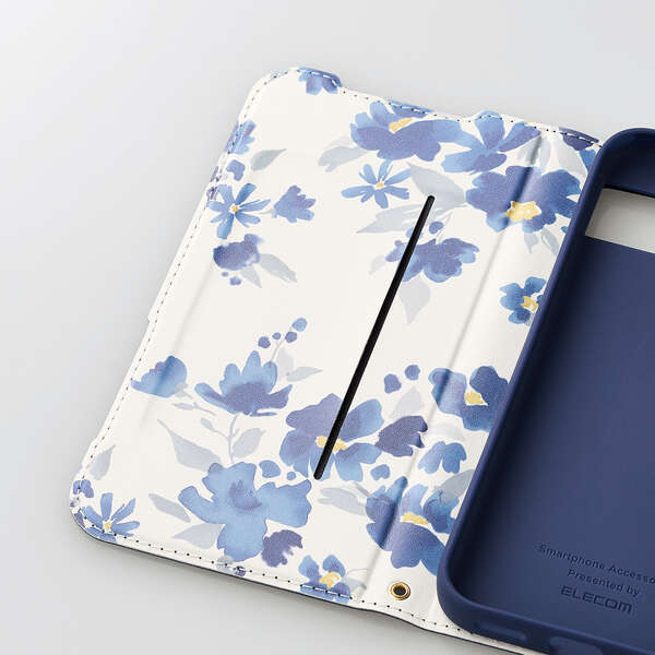 Google Pixel 8a ソフトレザーケース 薄型 磁石付 フラワーズ
