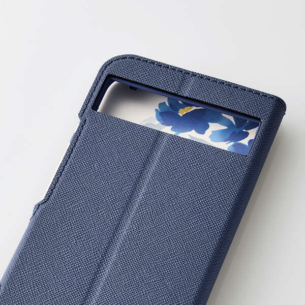 Google Pixel 8a ソフトレザーケース 薄型 磁石付 フラワーズ