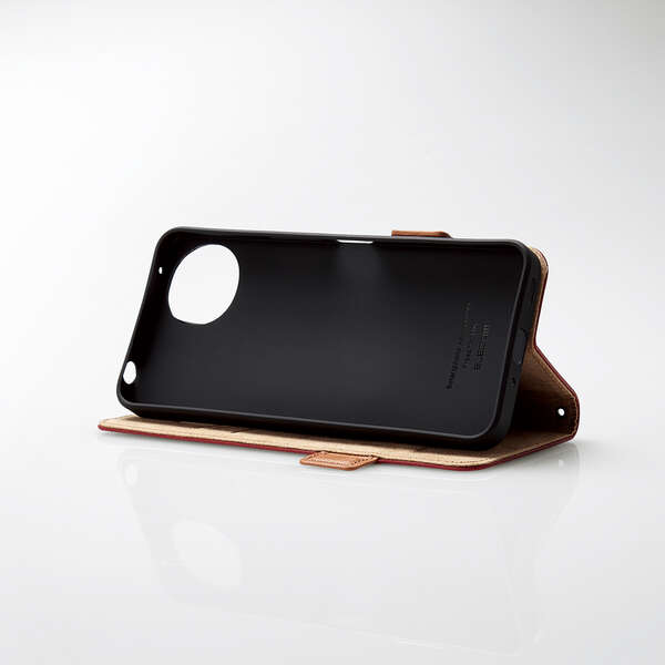 AQUOS wish4 スマホ本体　ワイモバイル　エレコムカバー付　アクオス AQUOS wish4 ソフトレザーケース 薄型 磁石付 | エレコム