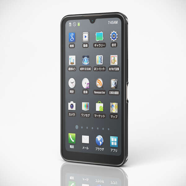 AQUOS wish4 スマホ本体　ワイモバイル　エレコムカバー付　アクオス AQUOS wish4 ソフトケース 極限 メタリック | エレコム