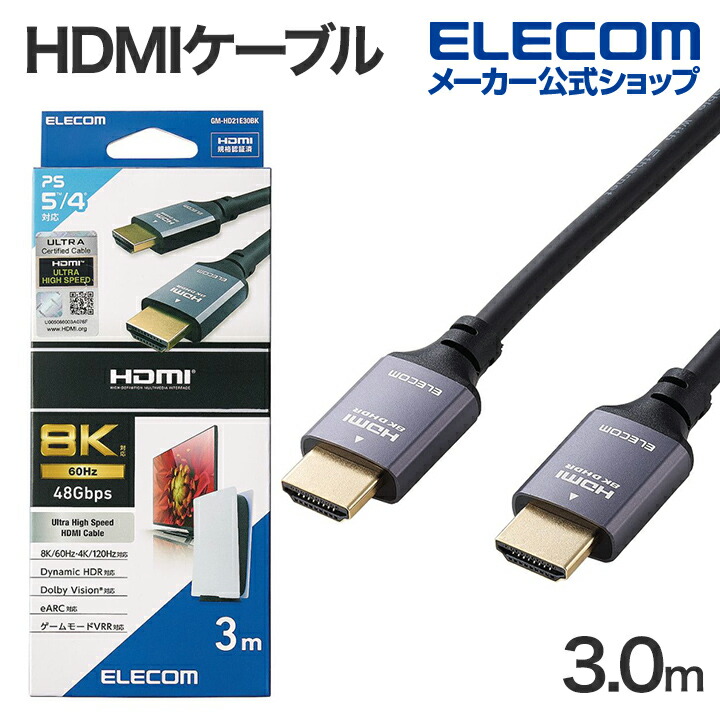 ハイスピードHDMI(R)ケーブル(簡易パッケージ) | エレコムダイレクトショップ本店はPC周辺機器メーカー「ELECOM」の直営通販サイト