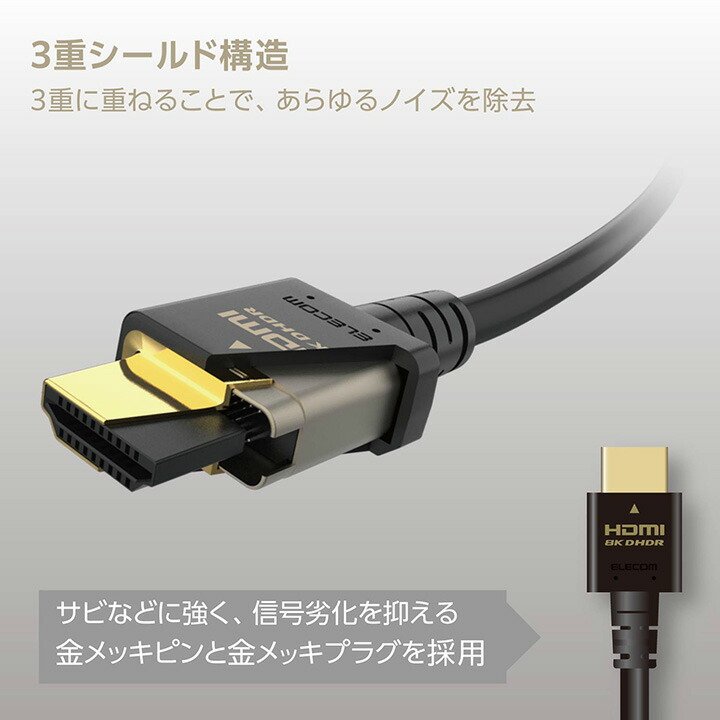 ブラビアKJ-43X8500G+ウルトラハイスピードHDMI(R)ケーブル2本 ウルトラハイスピードHDMI(R)ケーブル | エレコムダイレクトショップ