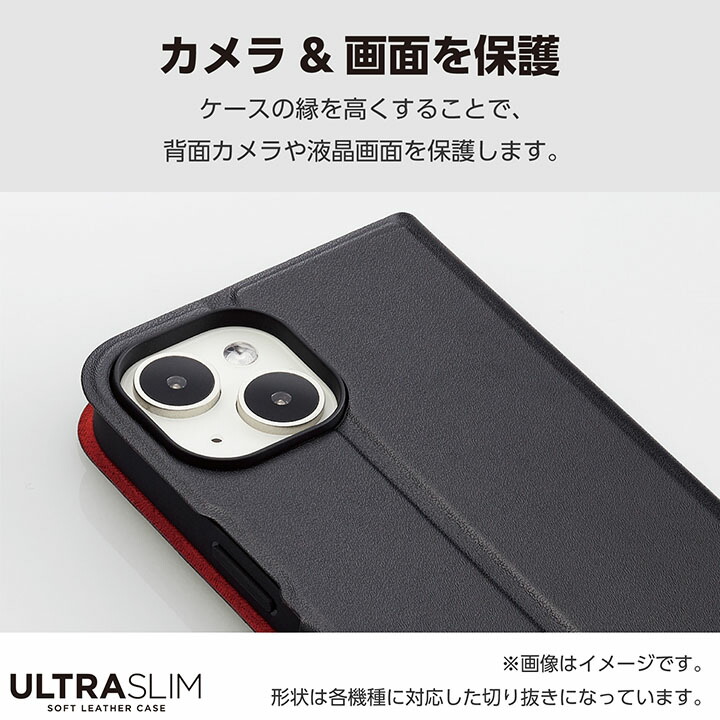 BASIO active2/シンプルスマホ7 ソフトレザーケース 薄型 磁石付