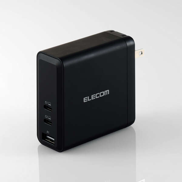 USB Power Delivery EPR規格140W対応AC充電器(C×2+A×1) | エレコム