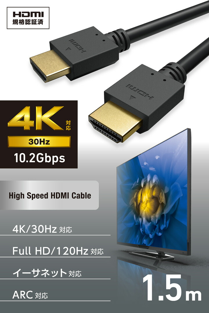 ハイスピードHDMI(R)ケーブル | エレコムダイレクトショップ本店はPC