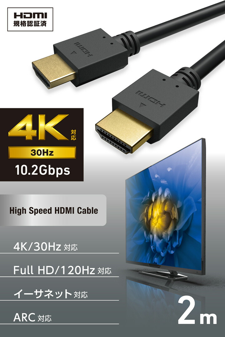 AppleTV 4K 64GB (MXH02/A)+エレコムHDMIケーブル AppleTV 4K