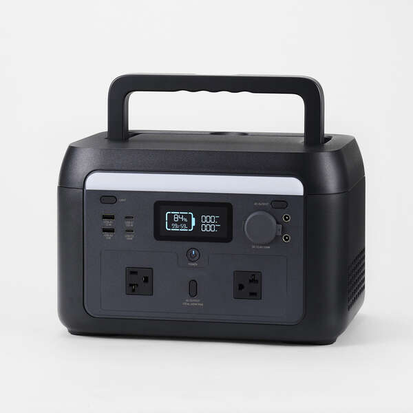 ポータブル電源 500P (容量 512Wh / AC出力 600W) | エレコム