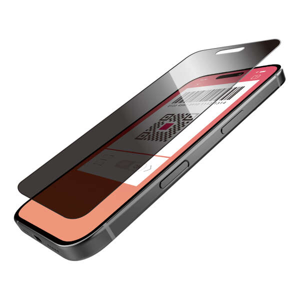 iPhone 16 ガラスフィルム のぞき見防止 上下左右 | エレコム