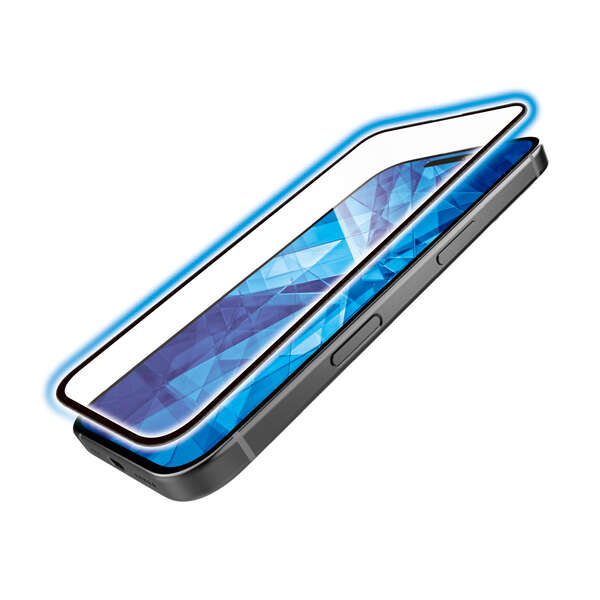 iPhone 16 ガラスフィルム カバー率99% 高透明 ブルーライトカット