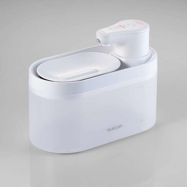 ペット用バッテリー内蔵コードレス自動給水器 サイレントアクア