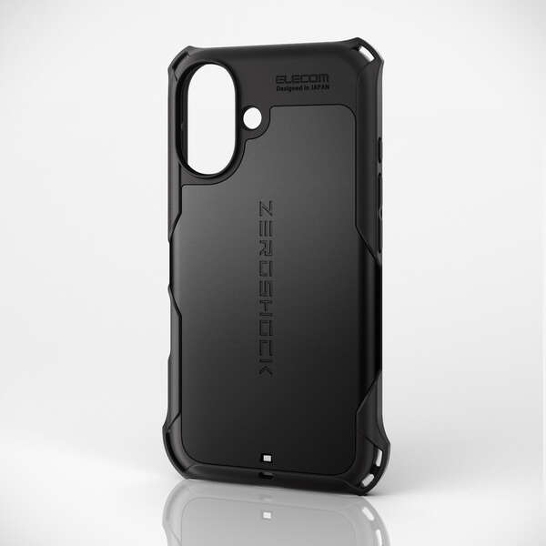 専用❗️iPhone16用❗️インディアン❗️ソフトブラック❗️Wポケット❗️ホック留め iPhone 16 ZEROSHOCK ケース | エレコムダイレクトショップ本店