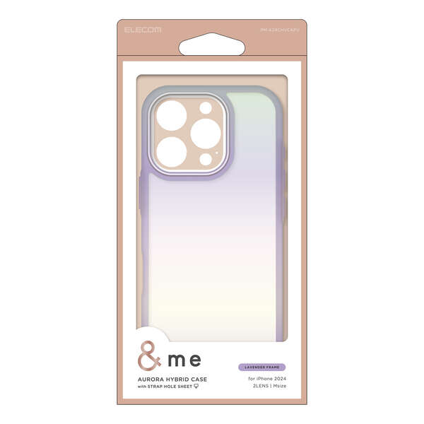 iPhone 16 Pro &me ハイブリッドケース オーロラ | エレコムダイレクト