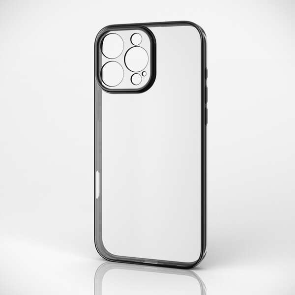 iPhone 16 Pro Max ソフトケース 極限 メタリック | エレコム