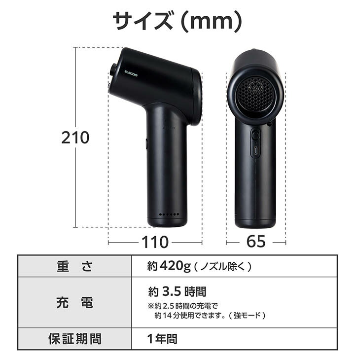 電動エアダスター安心の日本メーカー品！ Amazon | 【2023革新版】エアダスター 電動エアダスター 超強力