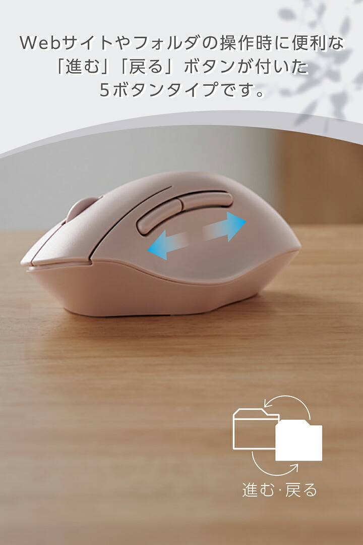⭐︎専用⭐︎ SHELLPHA USB無線/Bluetoothマウス[5ボタン/Sサイズ] | エレコム