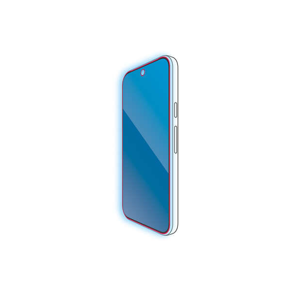 Google Pixel 9/9 Pro ガラスフィルム フレーム付き 高透明 ブルー