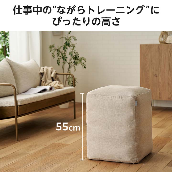 四角いバランスボール 55cm | エレコムダイレクトショップ本店はPC周辺