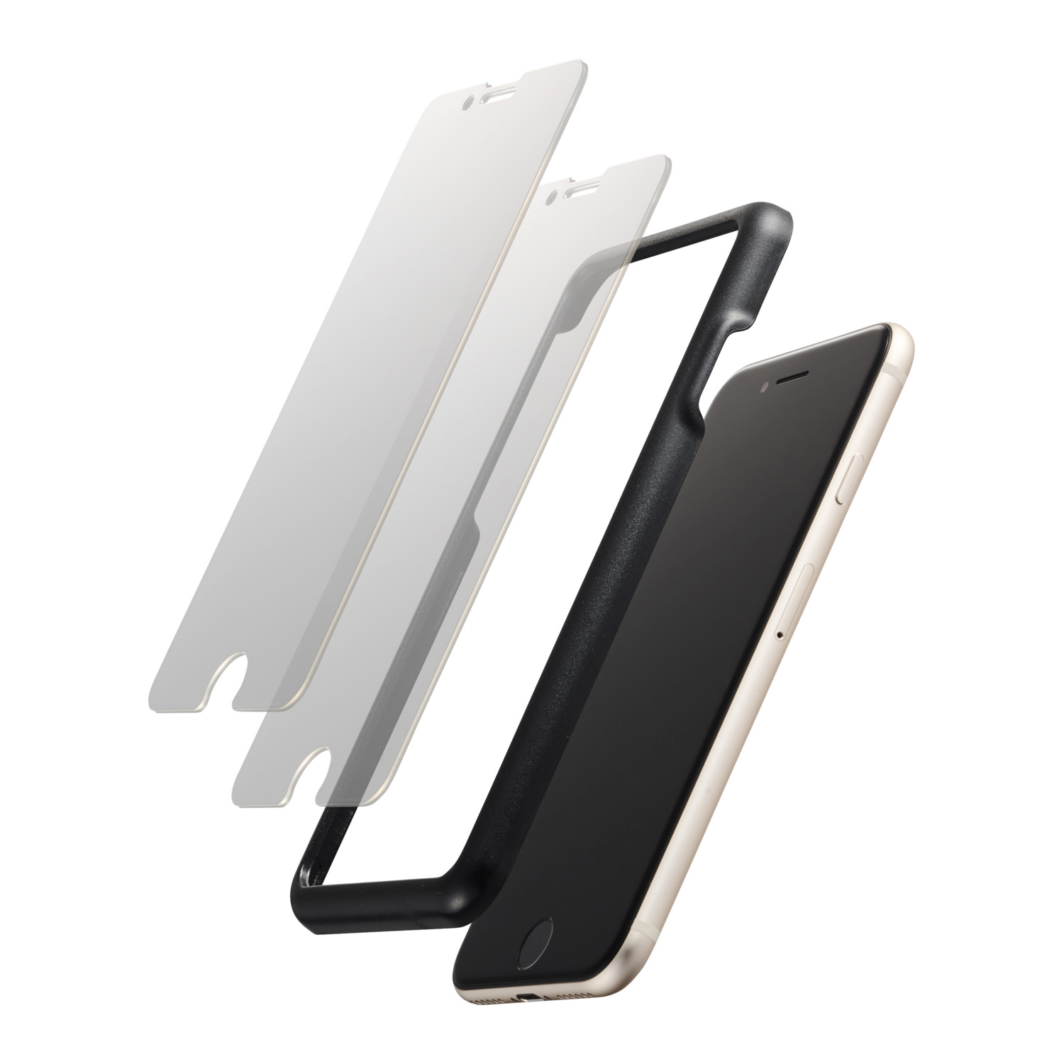 iPhone SE (第3世代) ガラスフィルム 高透明 Dragontrail(R)X 2枚入