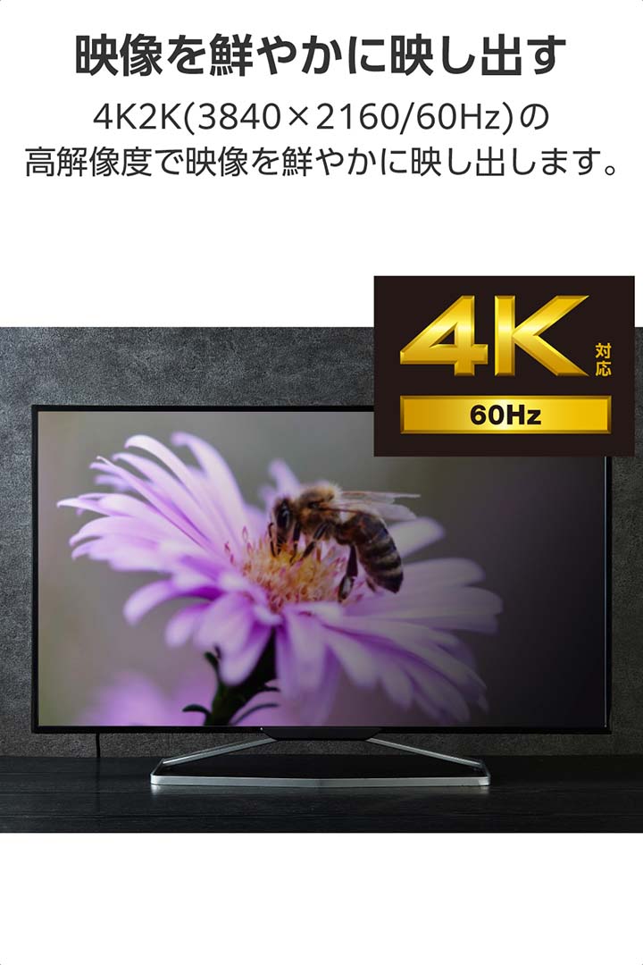 液晶テレビ 薄型 HDMI USB端子 USB Type-C(TM)用HDMI映像変換ケーブル | エレコムダイレクトショップ