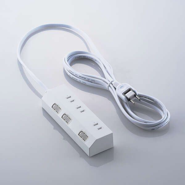 個別スイッチ付き3口タップ | エレコムダイレクトショップ本店はPC周辺