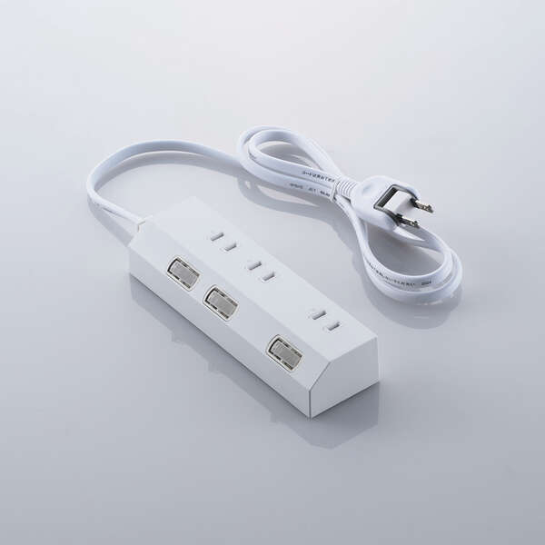 個別スイッチ付き3口タップ | エレコムダイレクトショップ本店はPC周辺