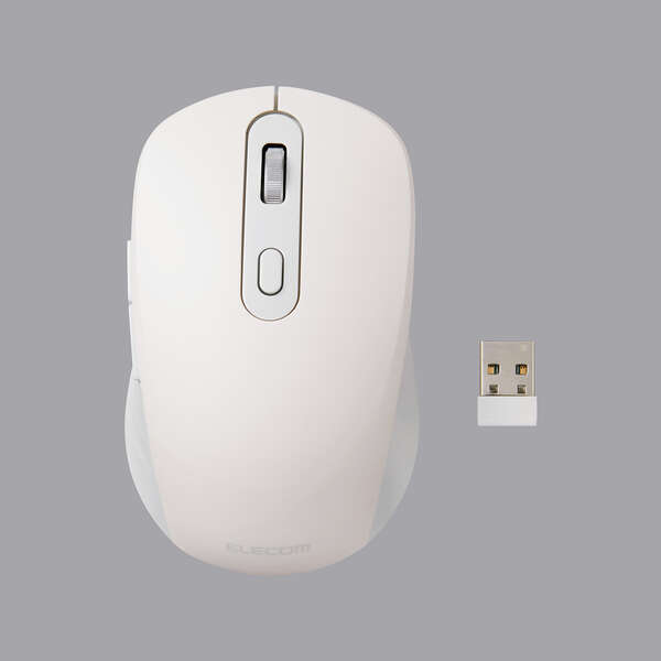 OSMOD Six USB無線/Bluetooth 充電静音マウス [6ボタン/Mサイズ