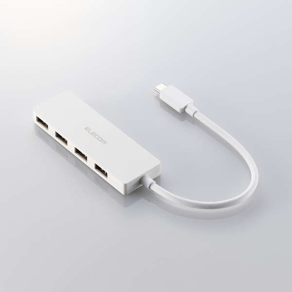 USB Type-C 4ポートUSB2.0ハブ | エレコムダイレクトショップ本店はPC