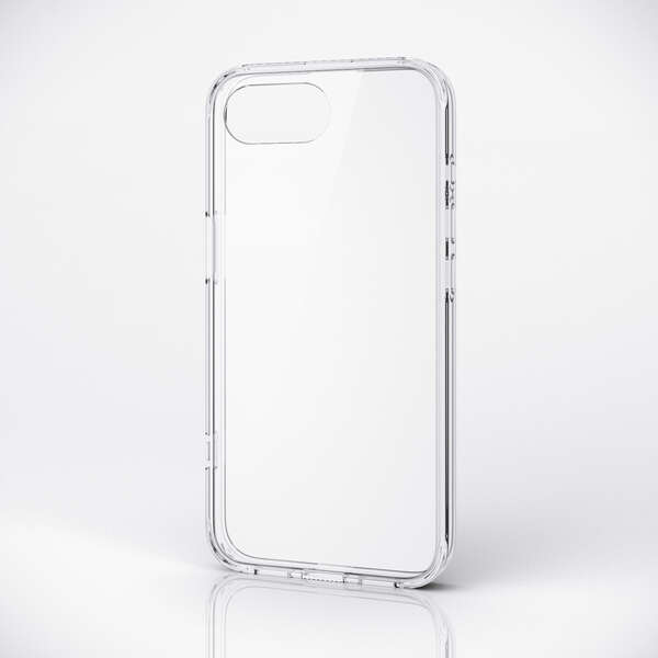 iPhone 16e ハイブリッドガラスケース スタンダード メタルステッカー