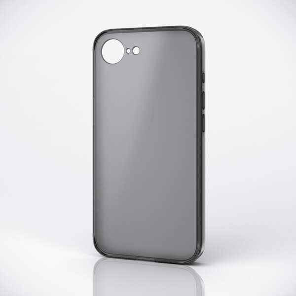 iPhone 17e/16e ハイブリッドケース 極限 マットブラック(ラバーコート